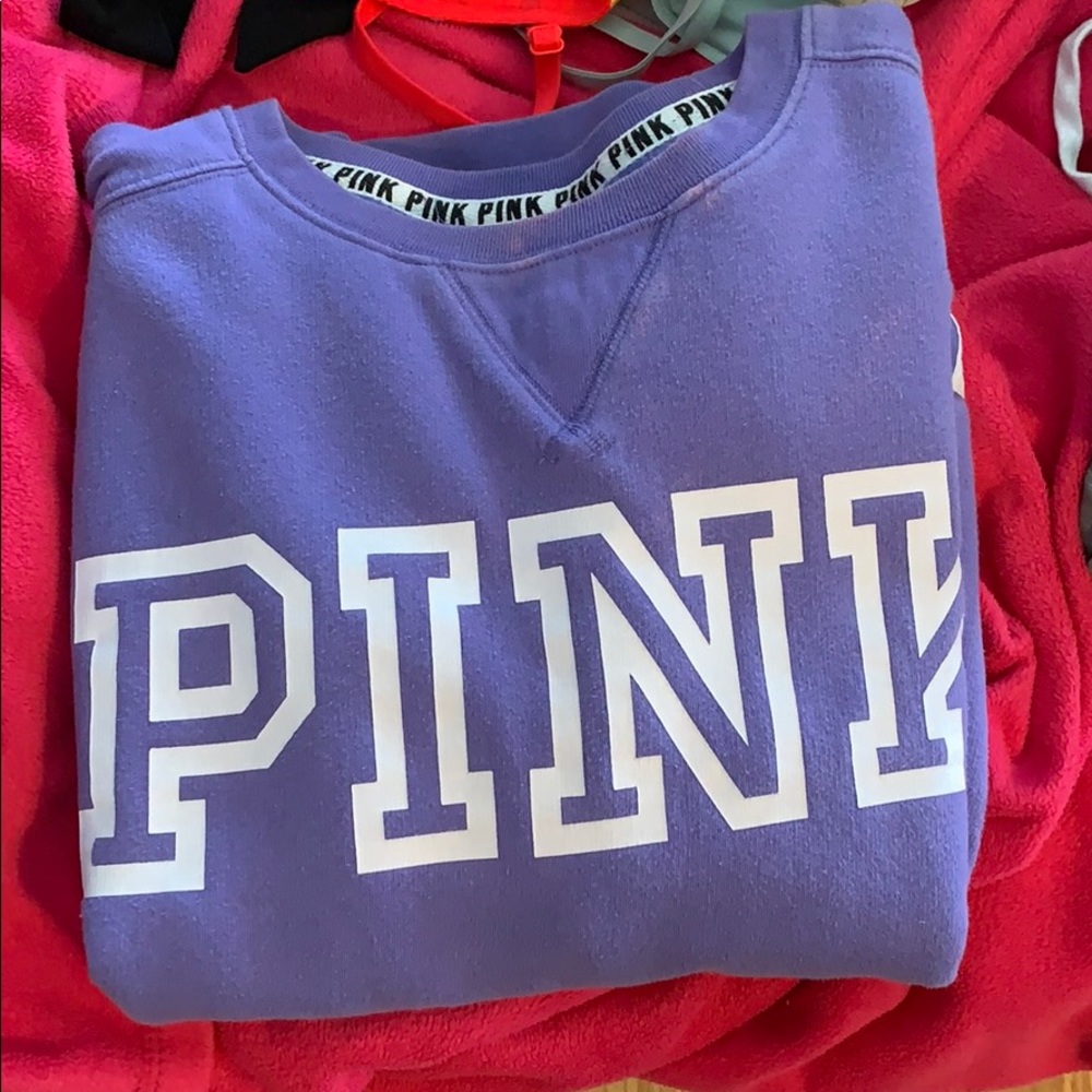 PINK crewneck sweater